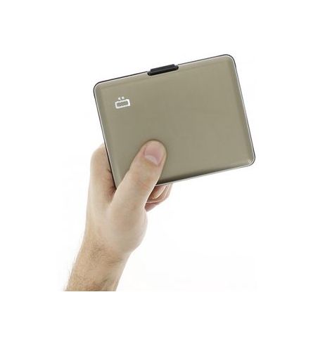 Ögon Card Case Large Dark Grey