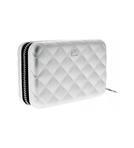 Ögon Quilted Zipper Zilver