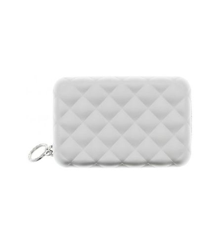 Ögon Quilted Zipper Zilver