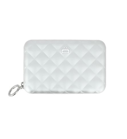 Ögon Quilted Zipper Zilver