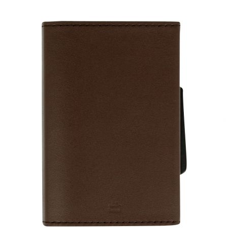Ögon Cascade Wallet Titanium Dark Brown
