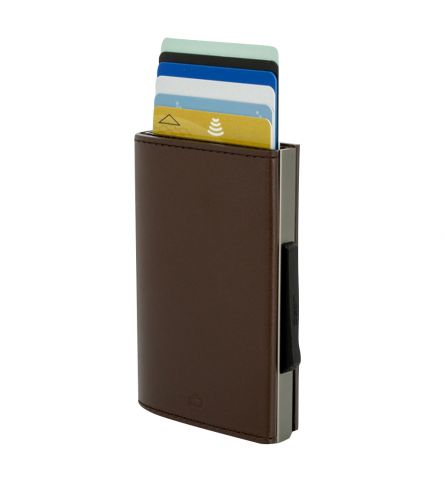 Ögon Cascade Wallet Titanium Dark Brown
