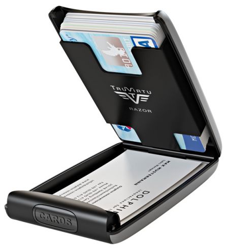 Tru Virtu Razor Card Case Silver Arrow