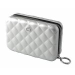 Ögon Quilted Zipper Zilver