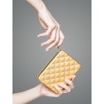 Ögon Quilted Passport Gold
